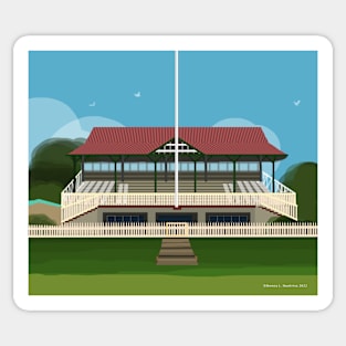 Berry Grandstand Historic Architecture Sticker